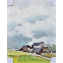 趙虎燮油畫  鄉間風景-4(y14342 畫作系列 - 油畫 - 油畫風景- )作品已被收藏